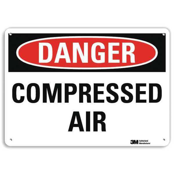 Lyle Danger Sign, 10" W, 7" H, 0.040" Thickness, U3-1184-NA_10x7 U3-1184-NA_10x7