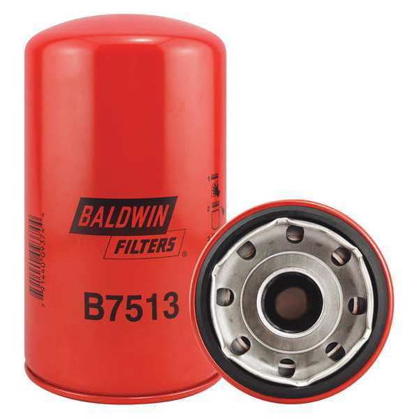 Baldwin Filters Lube Filter, 4-21/32 in. O.D. B7513