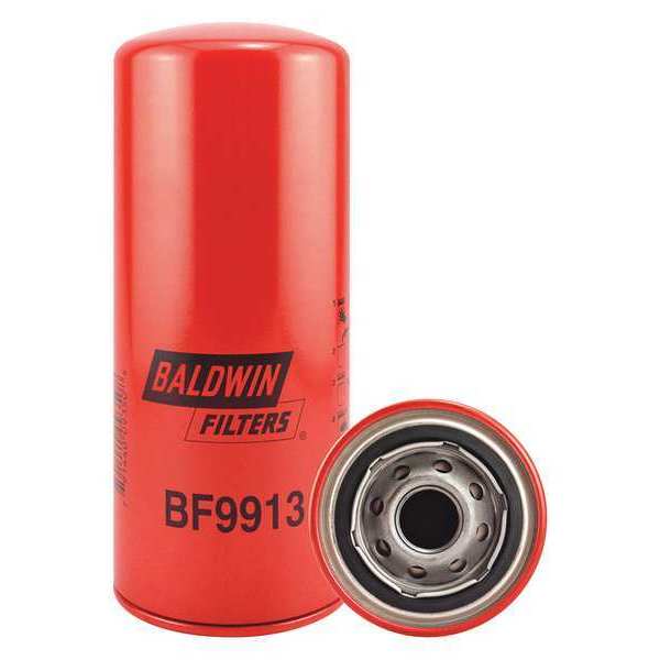 Baldwin Filters Fuel Filter, Spin-On, 3-45/64 in.L BF9913