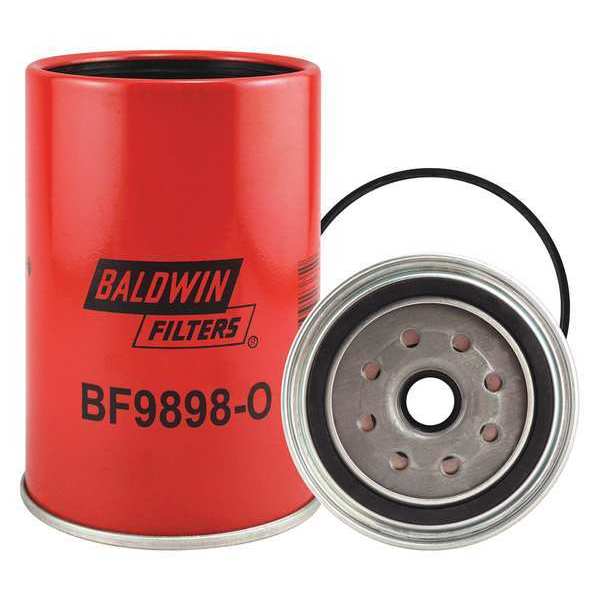 Baldwin Filters Fuel Filter, Spin-On, 6-5/16 in.H BF9898-O