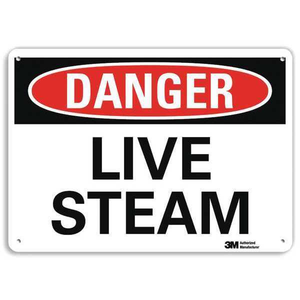 Lyle Danger Sign, 10 in H, 14 in W, Plastic, Horizontal Rectangle, English, U3-1756-NP_14X10 U3-1756-NP_14X10