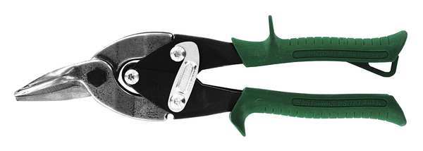 Midwest Snips Aviation Snip, Right Curves/Straight, 10 in, Steel MWT-6716R