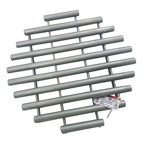 Zoro Select Magnetic Grate, Round, Rare Earth, 20in dia 34TA43