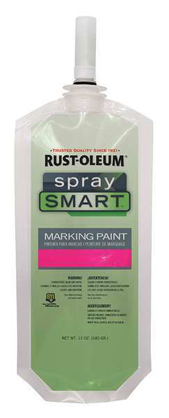 Rust-Oleum Marking Paint, 10.5 oz., Fluorescent Pink, Solvent -Based 275088