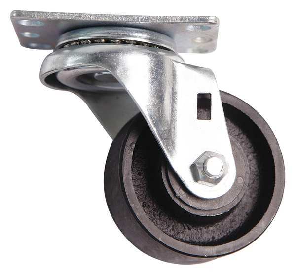 Zoro Select Steel Caster 3 In. x 1.25 In. MH6FVJ303G