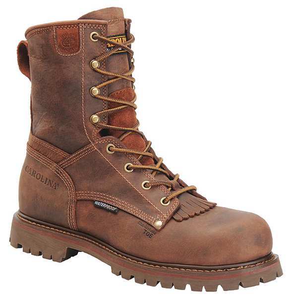 Carolina Shoe Size 14 Men's 8 in Work Boot Composite Work Boot, Brown ...