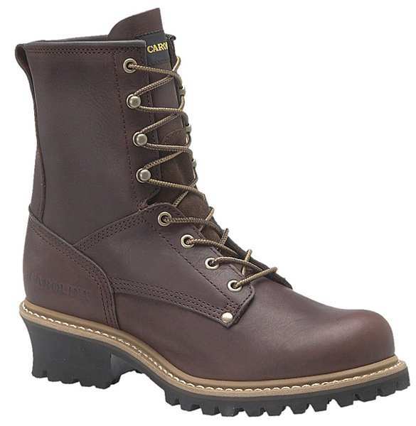 Carolina Shoe Size 14EE Men's Logger Boot Steel Work Boot, Brown 1821