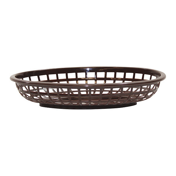 Tablecraft Classic Oval Basket, Brown, PK12 1074BR