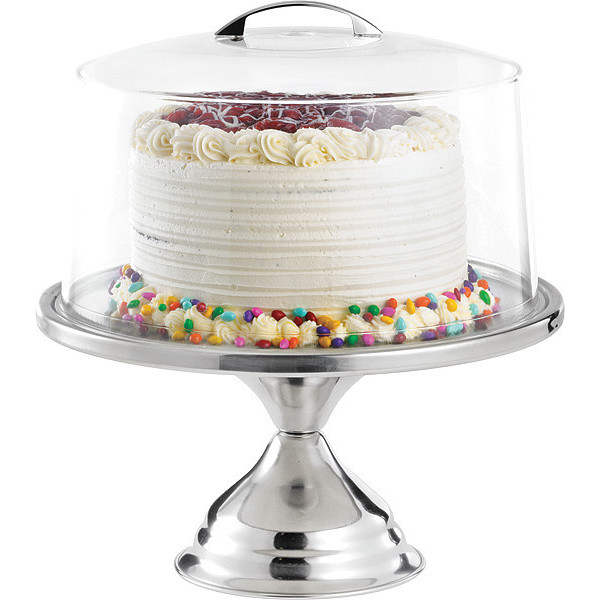 Tablecraft Cake Stand/Cover Set, 12.75"X13.75" H 821422