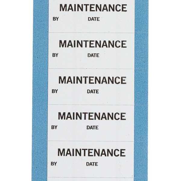 Brady Maintenance Labels 0.625" H x 1.5", PK 25 WO-43-PK
