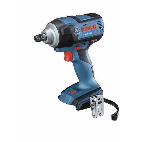 Bosch Impact Wrench, 18V DC, 221 ft-lb GDS18V-221N