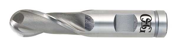 Osg HSS End Mill, 1/2in.dia., 1in.Cut L 5211100