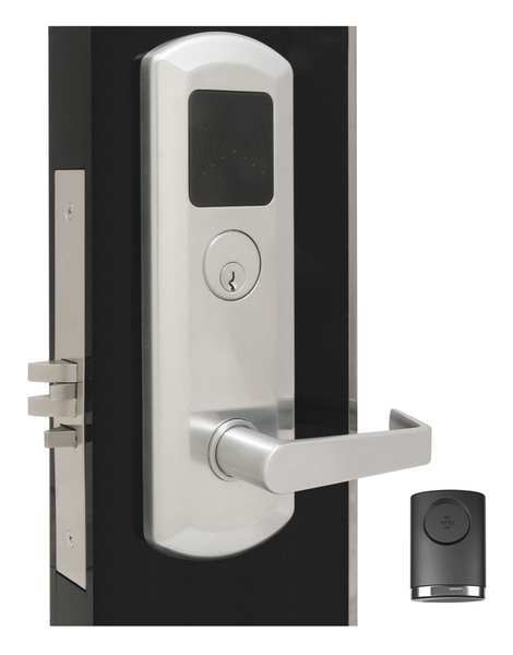 Townsteel Classroom Lock, Stin Chrome, Gala Lever FME-4010-RFID-G-626
