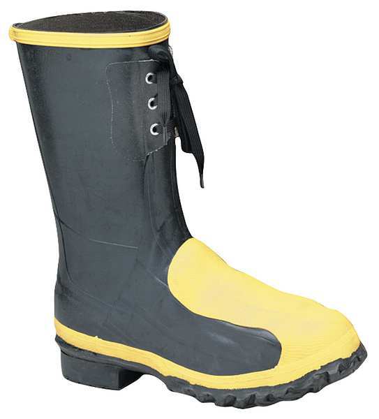 Lacrosse Size 9 Men's Steel Rubber Boot, Black 228040