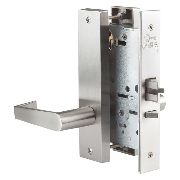 Zoro Select Mortise Lockset, Lever, MR, MR Escutcheon, Privacy, Mech. MR176PJEJ630RHCLDSCC