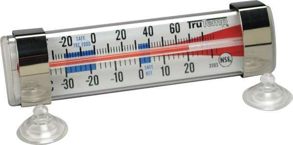 Taylor Fridge and Freezer Thermometer, 2-count