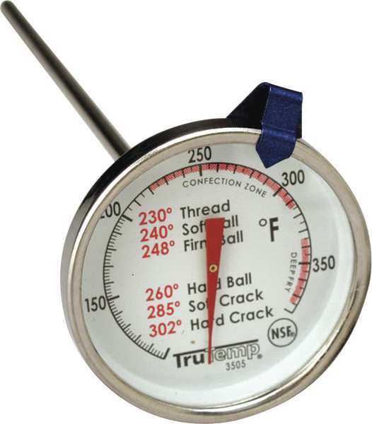 Taylor 6" Analog Candy Thermometer with 100 to 380 (F) 3505