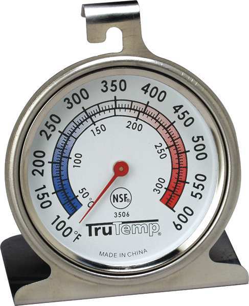 Analogue thermometer for roast / oven