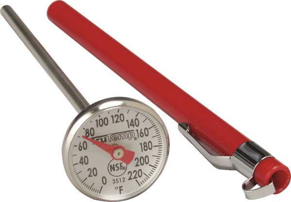 Taylor 5" Analog Chef Thermometer with 0 to 220 (F) 3512
