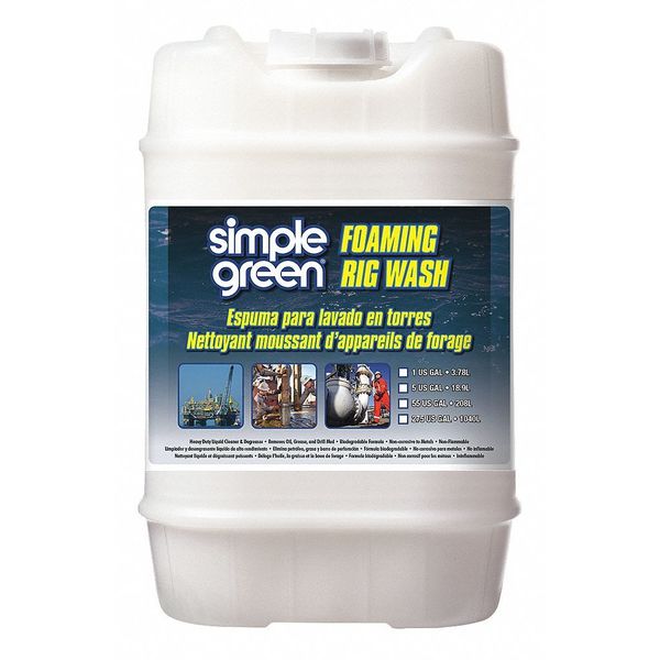 Simple Green 5 Gal. Rig Wash Pail, Clear, Concentrated 0100000103005