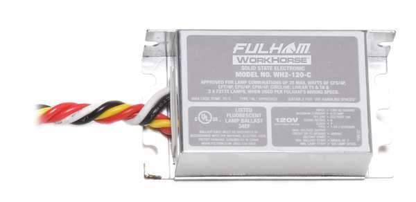 Fulham 5 to 35 Watts, 1 or 2 Lamps, Electronic Ballast WH2-120-C