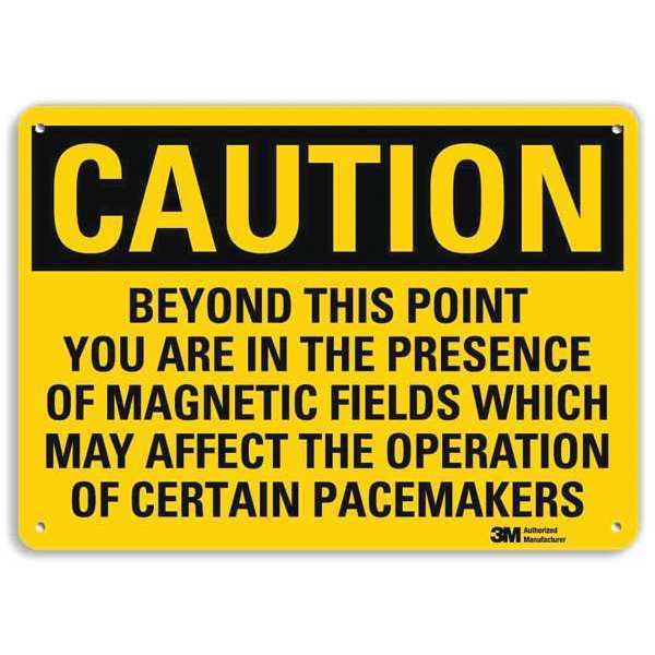 Lyle Safety Sign, 7 in Height, 10 in Width, Aluminum, Vertical Rectangle, English, U4-1085-RA_10X7 U4-1085-RA_10X7