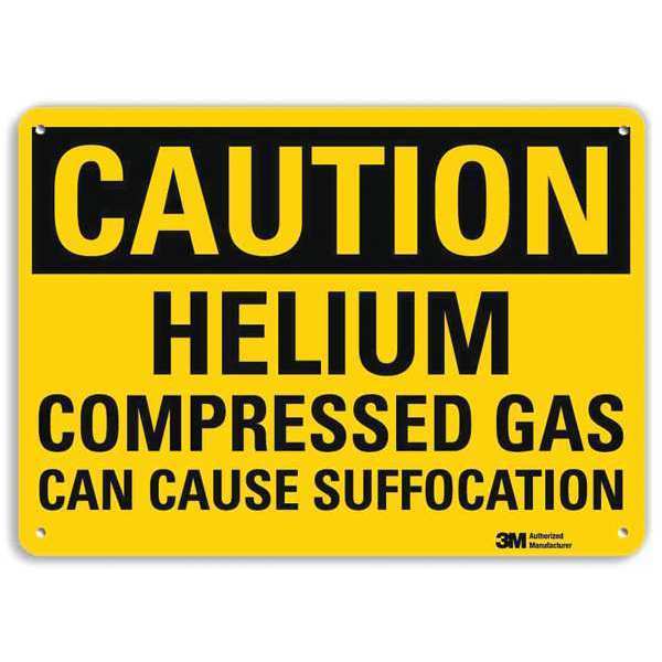 Lyle Safety Sign, 10 in Height, 14 in Width, Aluminum, Horizontal Rectangle, English, U4-1407-RA_14X10 U4-1407-RA_14X10