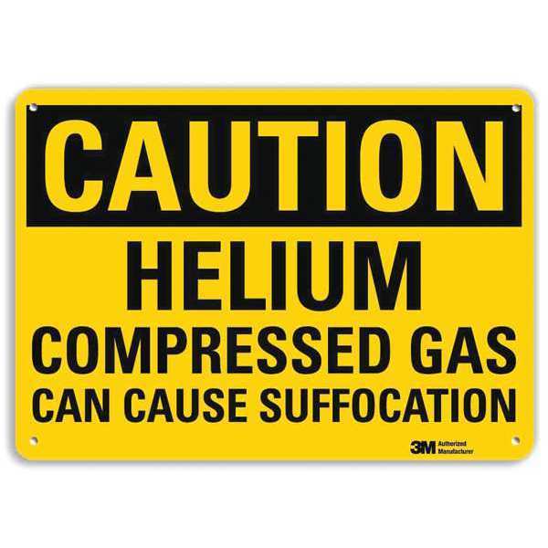 Lyle Caution Sign, 10 in H, 14 in W, Horizontal Rectangle, English, U4-1407-NA_14x10 U4-1407-NA_14x10