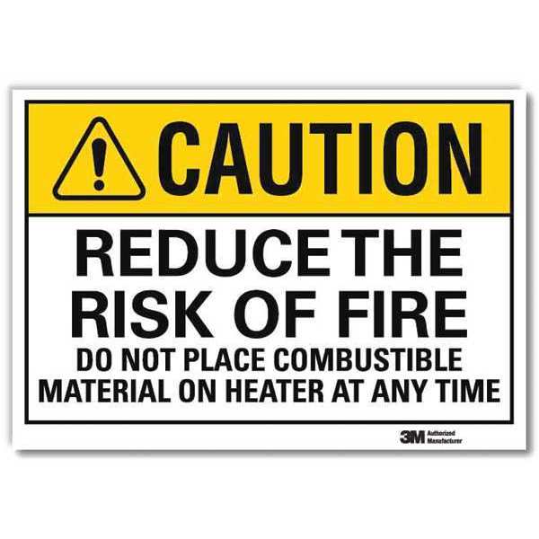 Lyle Safety Sign, 7 in Height, 10 in W, Reflective Sheeting, Vertical Rectangle, English, U4-1624-RD_10X7 U4-1624-RD_10X7