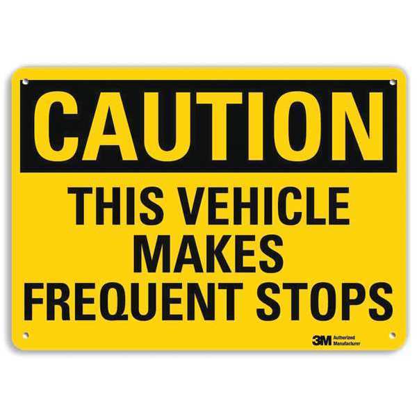 Lyle Safety Sign, 7 in H, 10 in W, Plastic, Vertical Rectangle, English, U4-1724-RA_10X7 U4-1724-RA_10X7