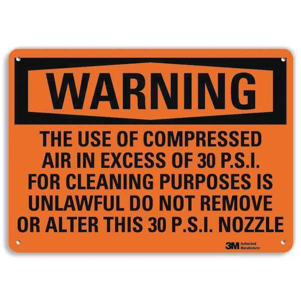 Lyle Security Sign, 7 in H, 10 in W, Plastic, Vertical Rectangle, English, U6-1232-NP_10X7 U6-1232-NP_10X7