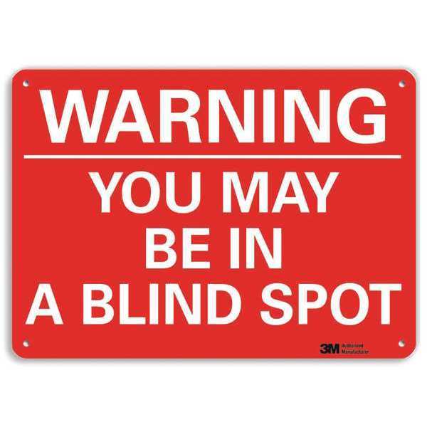 Lyle Reflective Traffic Safety Sign, 10 in H, 14 in W, Aluminum, Horizontal Rectangle, U6-1280-RA_14X10 U6-1280-RA_14X10