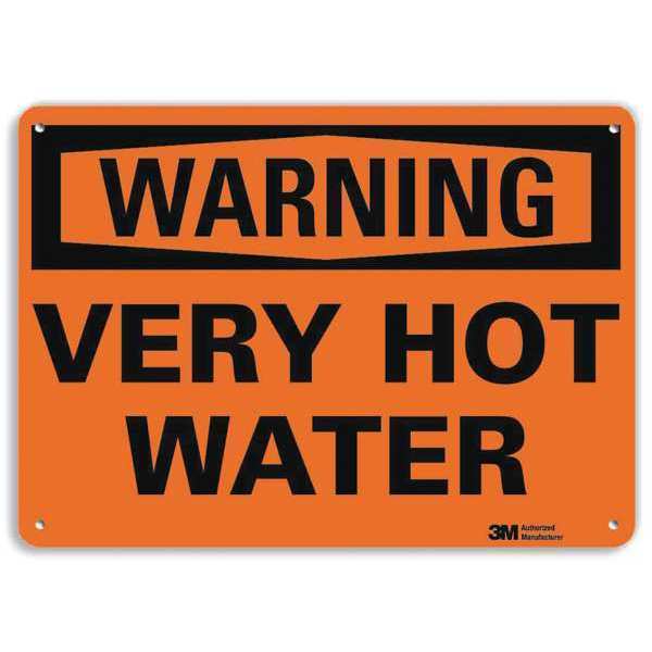 Lyle Danger Sign, 10 in H, 14 in W, Aluminum, Vertical Rectangle, English, U6-1264-RA_14X10 U6-1264-RA_14X10