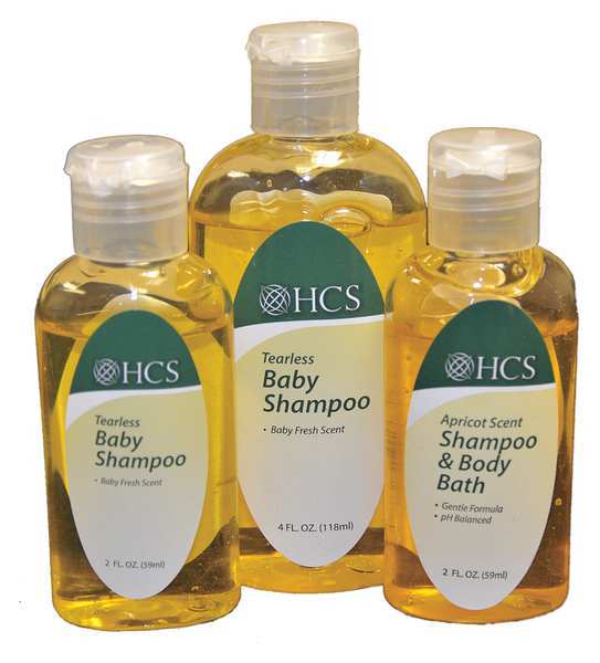 Hcs Tearless Baby Shampoo, 2 oz., Liquid, PK96 HCS0072-2