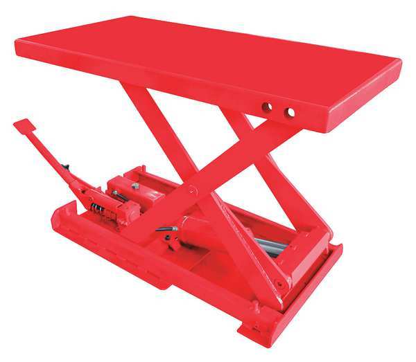 Dayton Scissor Lift Table, 550 lb. Cap, 19-1/2"W, 32"L 35KT60