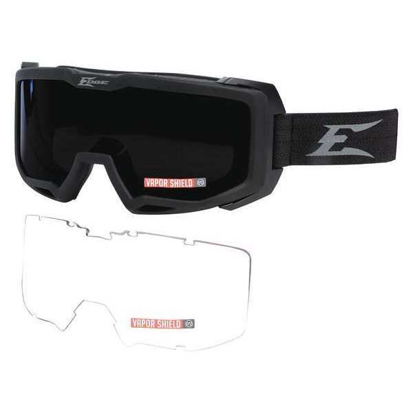 Edge Eyewear Impact Resistant Safety Goggles, Clear Anti-Fog, Scratch-Resistant Lens, Batian Series HB111