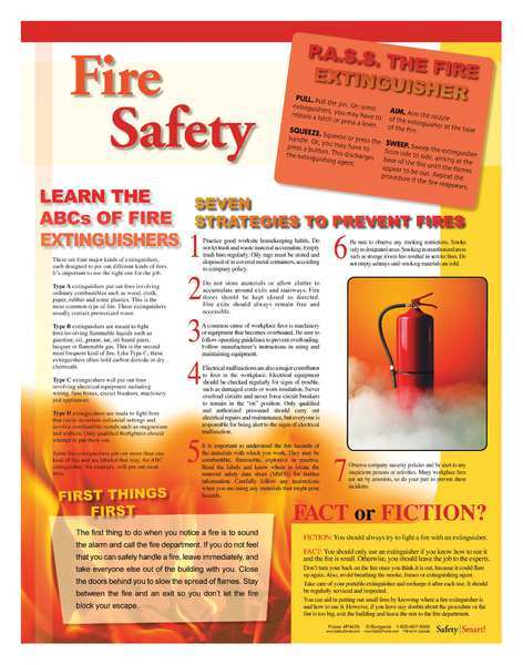 Safetyposter.Com Safety Poster, Fire Safety, ENG P4439