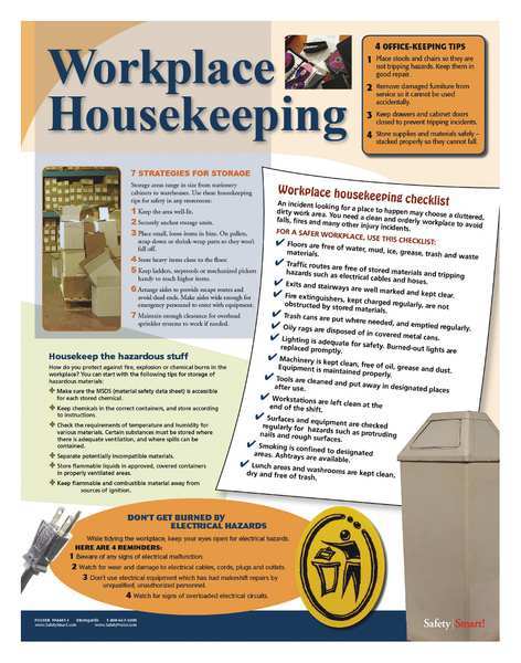 workplace housekeeping images