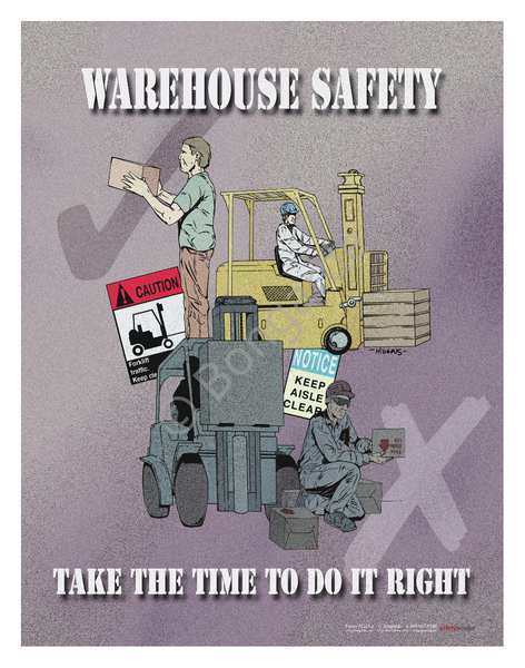 Safetyposter.Com Safety Poster, Warehouse Safety Take, ENG P2223