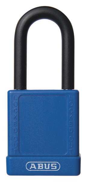 Abus Lockout Padlock, KA, Blue, 1-3/4"H 74/40 KA BLUE