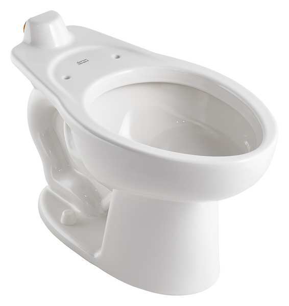 American Standard Toilet Bowl, 1.1/1.6 gpf, Flush Valve, Floor Mount, Elongated, White 2624001.020