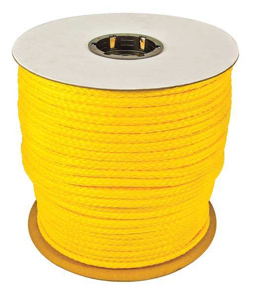 Zoro Select Rope, Polypropylene, 3/8in Dia, 500 ft. 610120-00500-111