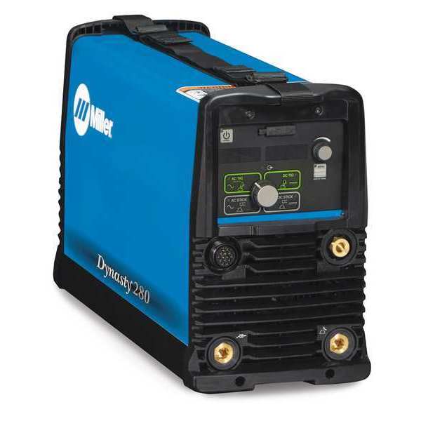 Miller Electric Tig Welder, Dynasty 280 Series, 208 to 575V AC, 280 Max. Output Amps, 235A @ 19V Rated Output 907550