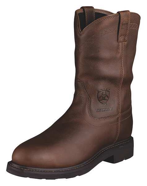 Ariat Size 7-1/2 Men's Wellington Boot Steel Work Boot, Sunshine 10002387