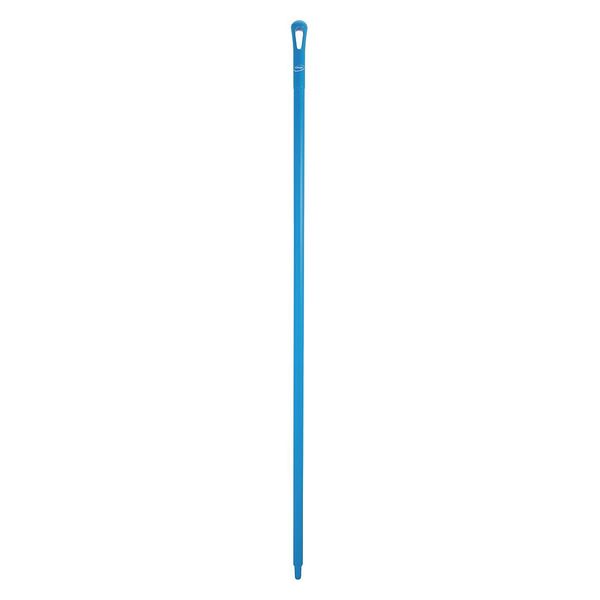 Vikan 67" Color Coded Handle, 1 1/4 in Dia, Blue, Polypropylene 29643