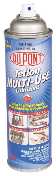 Teflon Synthetic Lubricant, Aerosol Can, 14 Oz. MS-TMU