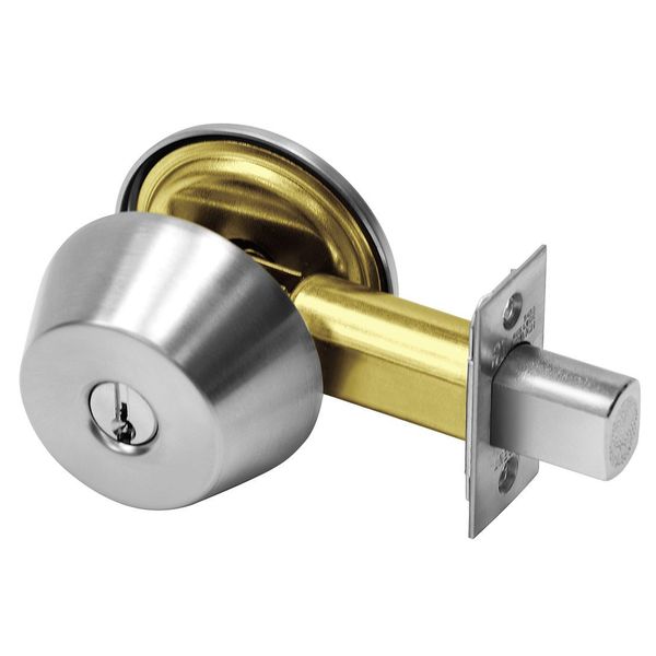 Sargent Deadbolt w/Thumbturn, Satin Chrome 485 26D