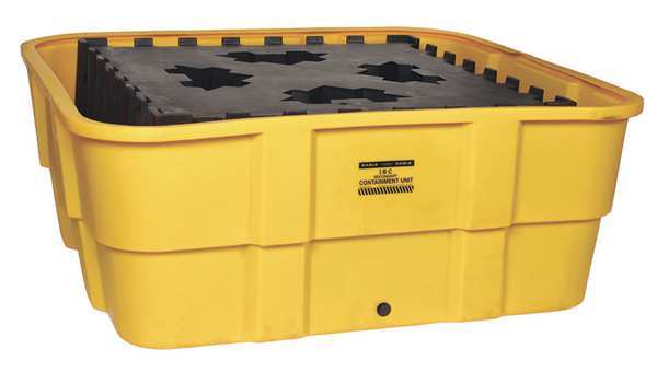 Eagle Mfg IBC Containment Unit, 400 gal Spill Capacity, 1 Drum, Polyethylene 1683D