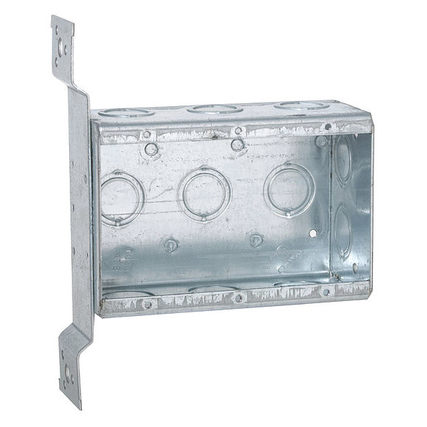 Bell Outdoor Electrical Box, 47.8 cu in, Switch Box, 3 Gang, Steel, Rectangular 686