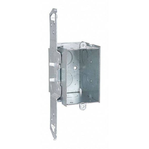 Bell Outdoor Electrical Box, 12.5 cu in, Switch Box, 1 Gang, Steel, Rectangular 545